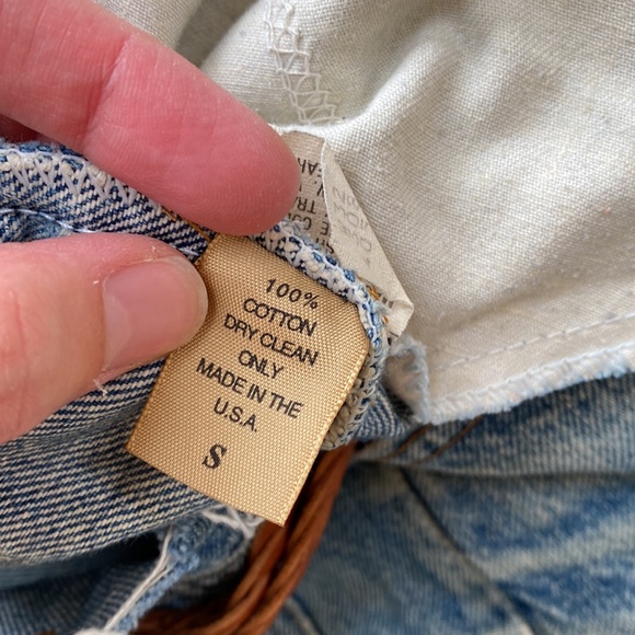 Like new Karen Zambos Vintage Couture Recycled Levi’s & Linea Pelle leather belt - Picture 10 of 16